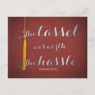 Die Tassel war die Mühe wert - Klasse von 2014 Einladung