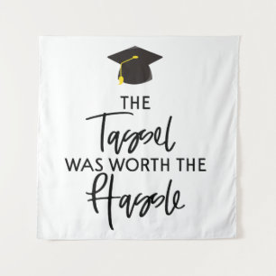 Die Tassel war die mürrische Graduierungspartei we Wandteppich
