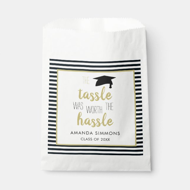 Die Tassel war wert, der Hassle-Abschluss Gnade B Geschenktütchen (Vorderseite)