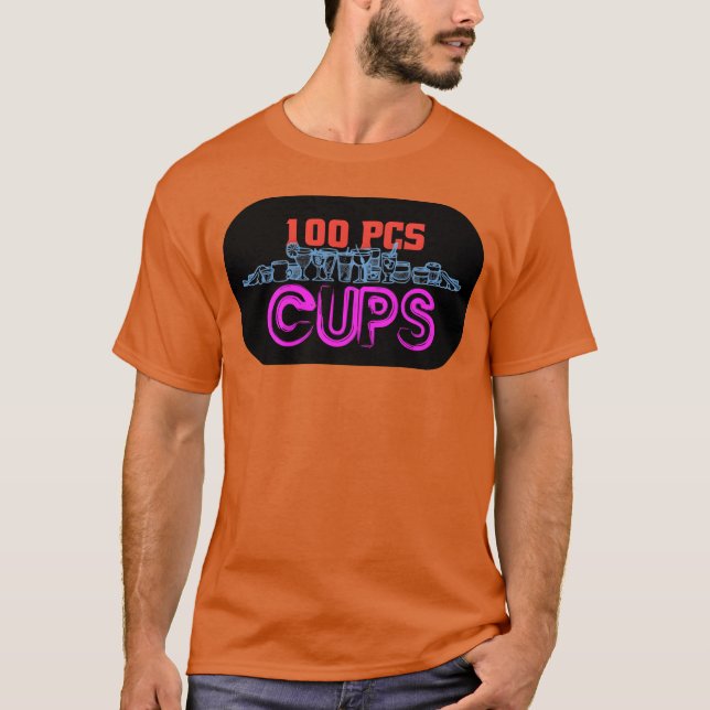 Die Tassen lustig T-Shirt (Vorderseite)