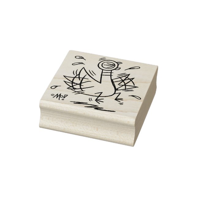 Die Taube Freakout Briefmarke der Holzkunst Gummistempel (Stempel)
