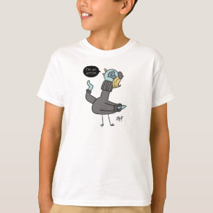 Die Taube Ich bin ein Künstler Kids White T - Shir T-Shirt