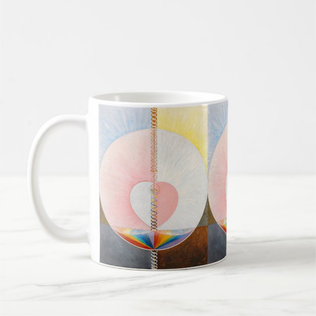 Die Taube von Hilma af Klint Kaffeetasse (Links)