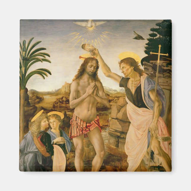 Die Taufe Christi durch Johannes den Täufer Magnet (Vorne)