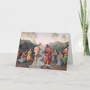 Die Taufe Christi Karte