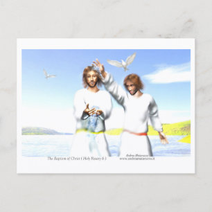 Die Taufe Christi Postkarte
