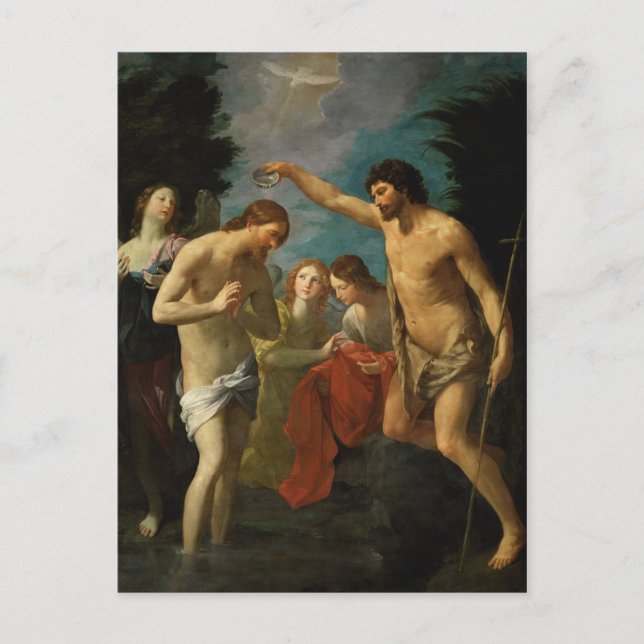 “Die Taufe Christi” Postkarte (Vorderseite)