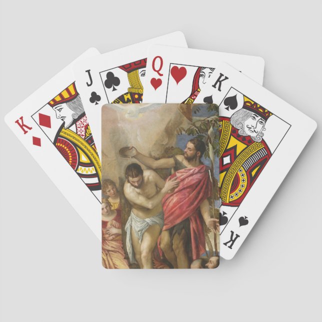 Die Taufe Christi Spielkarten (Rückseite)