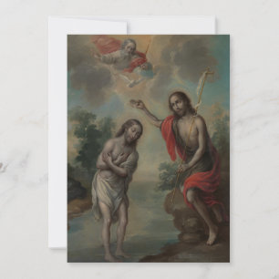 Die Taufe Christi von Nicolás Enríquez Einladung