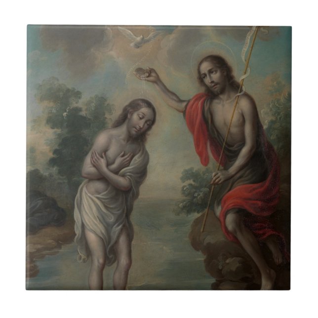 Die Taufe Christi von Nicolás Enríquez Fliese (Vorderseite)