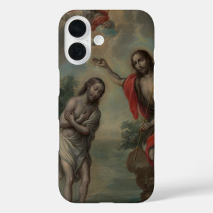 Die Taufe Christi von Nicolás Enríquez iPhone 16 Hülle