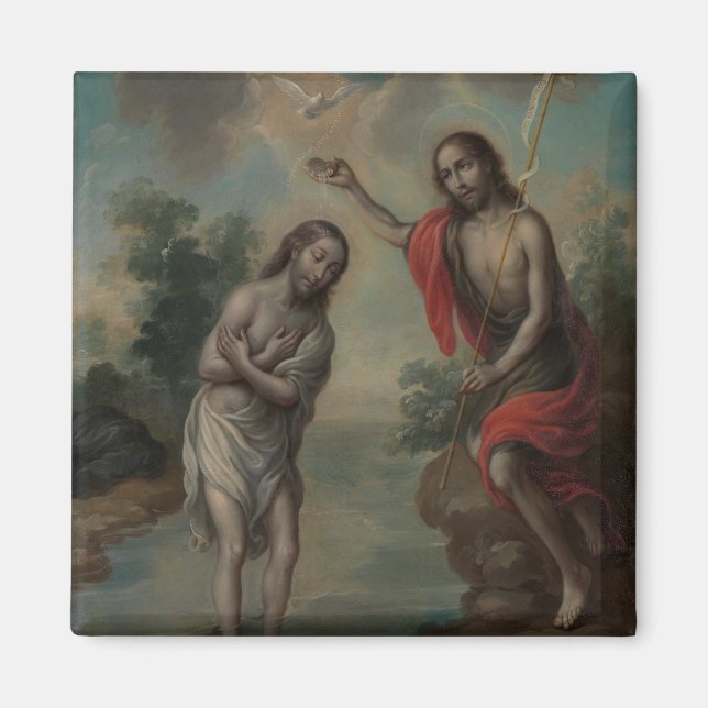 Die Taufe Christi von Nicolás Enríquez Magnet (Vorne)