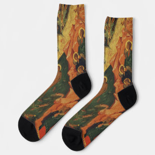 Die Taufe Jesu Christi Byzantinische Ikone Socken
