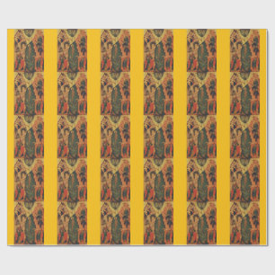Die Taufe Jesu Christi byzantinisches Ikon Geschenkpapier