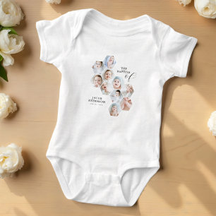 Die Taufe Moderne 10 FotoCollage Baby Strampler