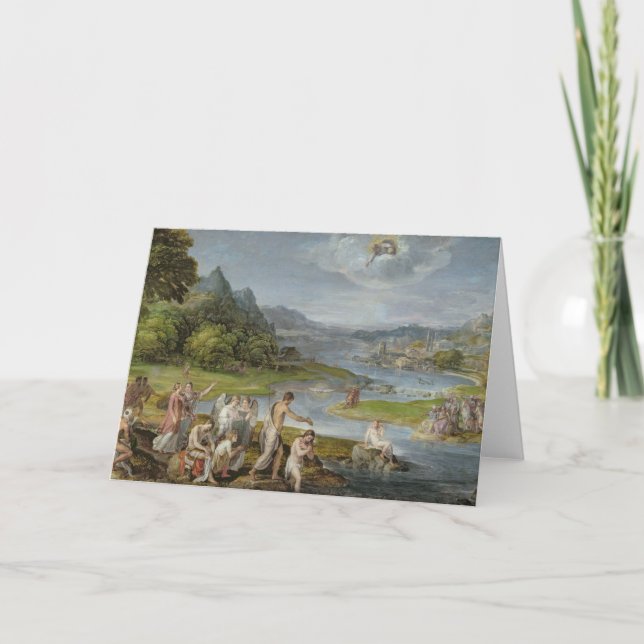 Die Taufe von Christus 2 Karte (Vorderseite)