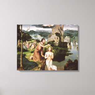 Die Taufe von Christus, c.1515 Leinwanddruck