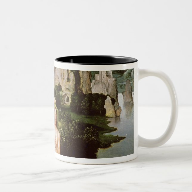 Die Taufe von Christus, c.1515 Zweifarbige Tasse (Rechts)