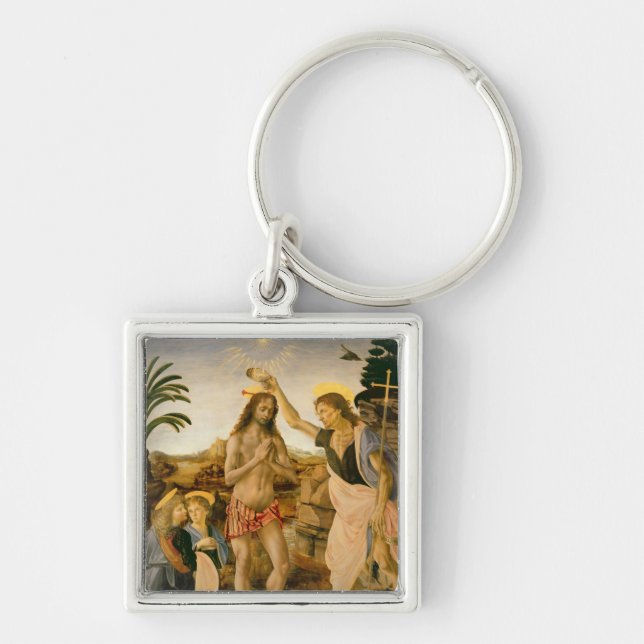 Die Taufe von Christus durch Johannes der Täufer Schlüsselanhänger (Vorne)