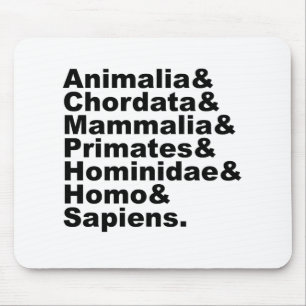 Die Taxonomie des Menschen   Königreich durch Arte Mousepad