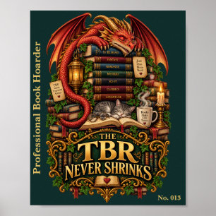 Die TBR wird nie kleiner   Book Dragon Society Poster