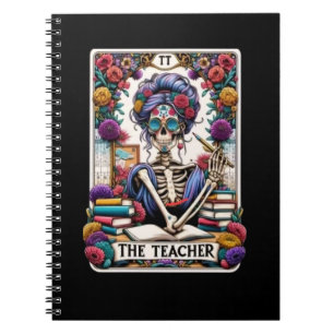 Die Teacher Tarot Card Notebook Collection Notizblock