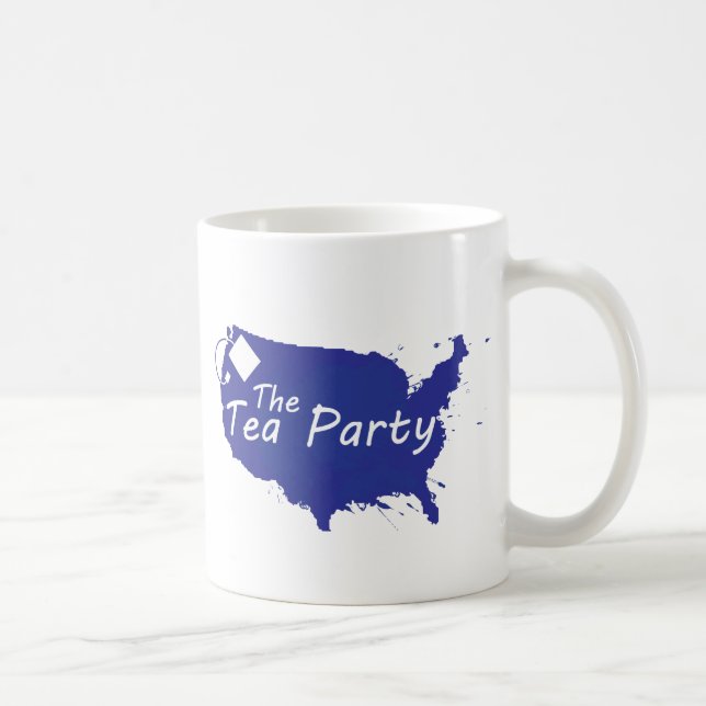 Die Tee-Party-Tasse Kaffeetasse (Rechts)