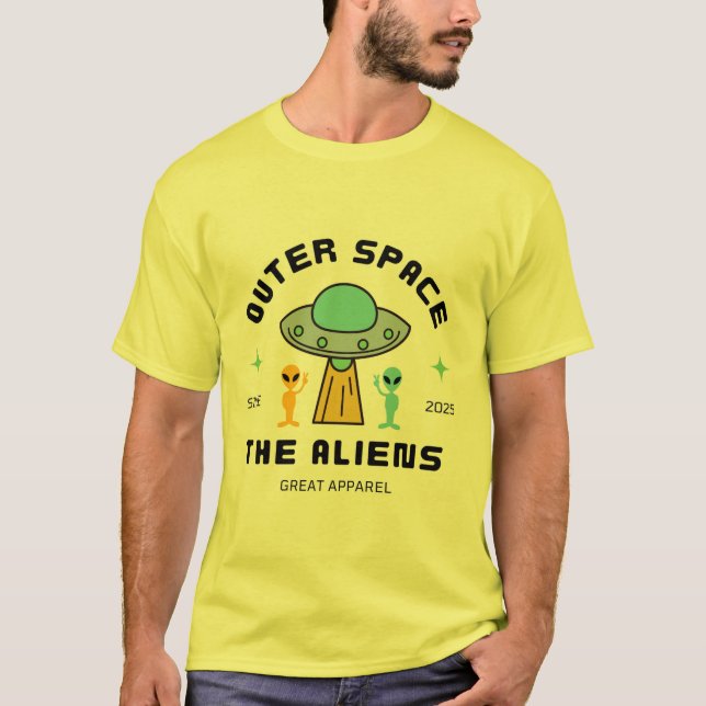 Die Tee-Shirts des Außerirdischen T-Shirt (Vorderseite)
