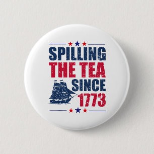 Die Tee-Verbreitung seit 1773 Frauen Geschichtsleh Button
