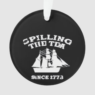Die Tee verteilen seit 1773 Revolutionär Patrioti Ornament