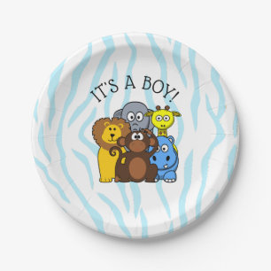 Die Teller von Boy Baby Duschkabine Zoo