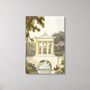 Die Tempelbrücke, von Ackermanns "Repository of Leinwanddruck