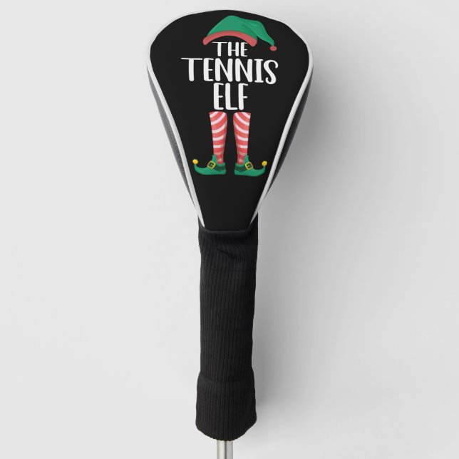 Die Tennis Elf Matching Familiengruppe Weihnachten Golf Headcover (Vorderseite)
