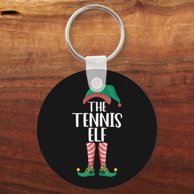 Die Tennis Elf Matching Familiengruppe Weihnachten Schlüsselanhänger (Vorderseite)