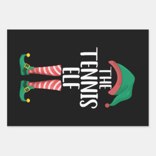 Die Tennis-Elf-Weihnachtsgruppe für die ganze Fami Geschenkpapier Set