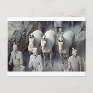 Die Terrakotta-Armee-Krieger Postkarte