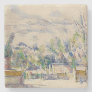 Die Terrasse im Garten in Les Lauves, Cezanne Steinuntersetzer