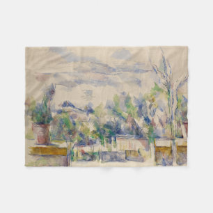 Die Terrasse im Garten von Les Lauves, Cezanne Fleecedecke