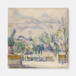 Die Terrasse im Garten von Les Lauves, Cezanne Magnet
