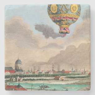 Die Terrasse von Monsieur Franklin bei Passy Steinuntersetzer