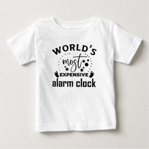Die teuerste Alarmuhr der Welt Baby T-shirt