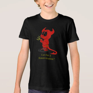 Die Teufel pflegen eine DEMONstraton? Tri-Blend Shirt