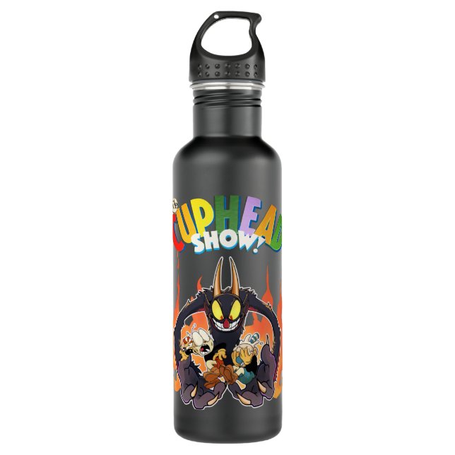 Die Teufelserie  Edelstahlflasche (Vorderseite)