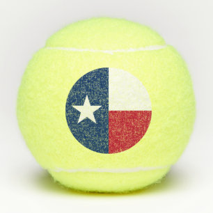 Die texanische Lone-Star-State-Flagge von Texas Tennisbälle