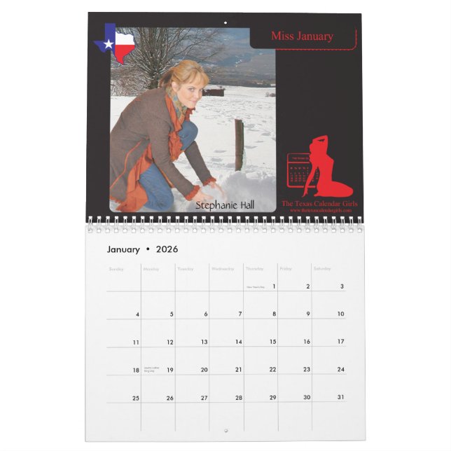Die Texas-Kalender-Mädchen 2010 12-monatig Kalender (Jan 2026)