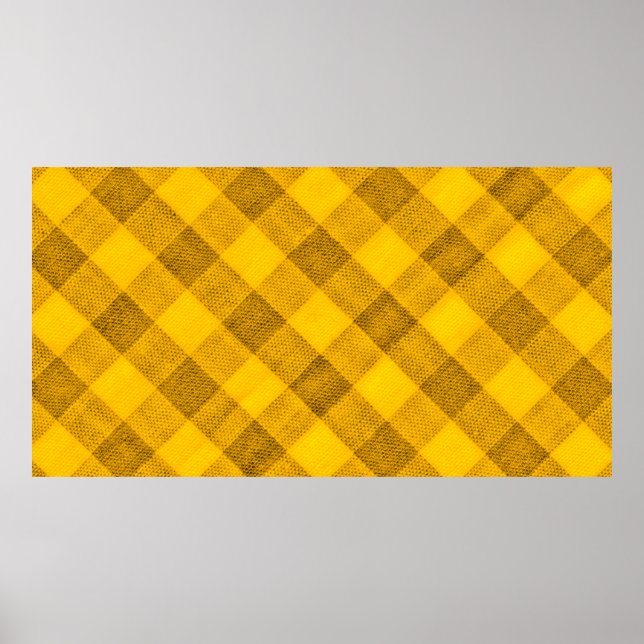 Die Textur des hellgelben Bindeginghas Poster (Vorne)