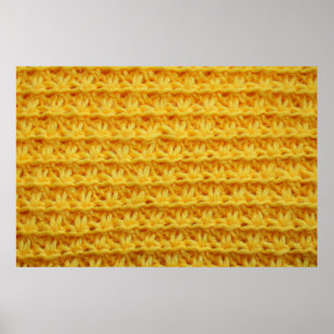 die Textur des Strickstoffes mit gestreiftem d Poster