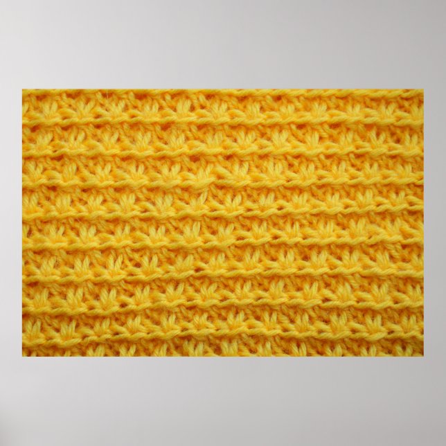 die Textur des Strickstoffes mit gestreiftem d Poster (Vorne)