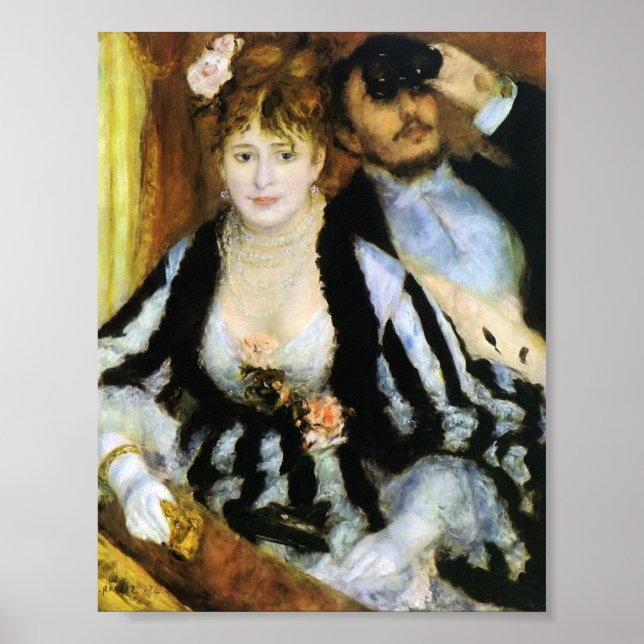 Die Theater-Box von Renoir Poster (Vorne)