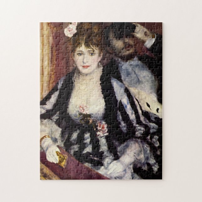 Die Theaterbox von Renoir Impressionist Malerei (Vertikal)